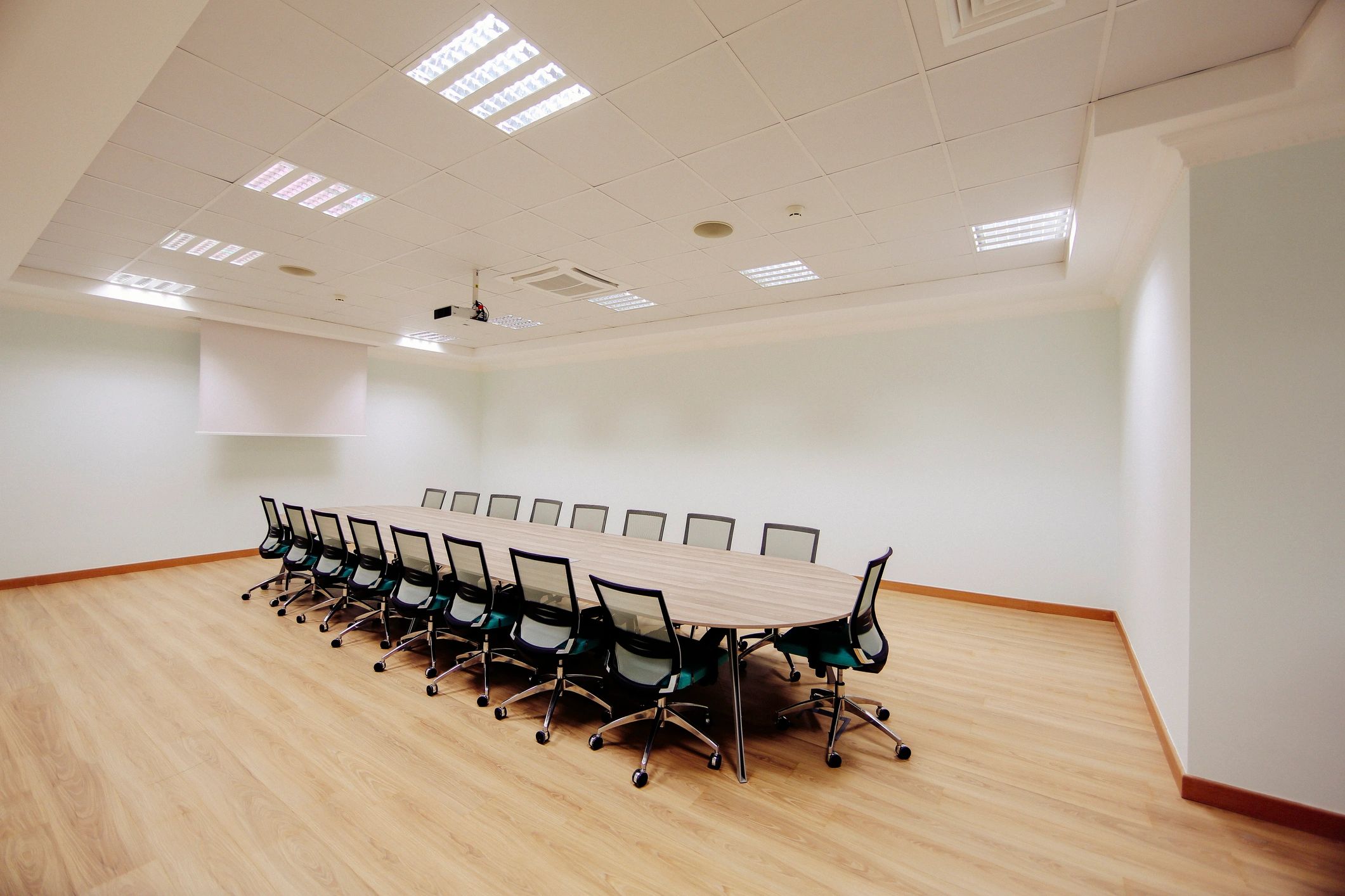Professional office meeting room